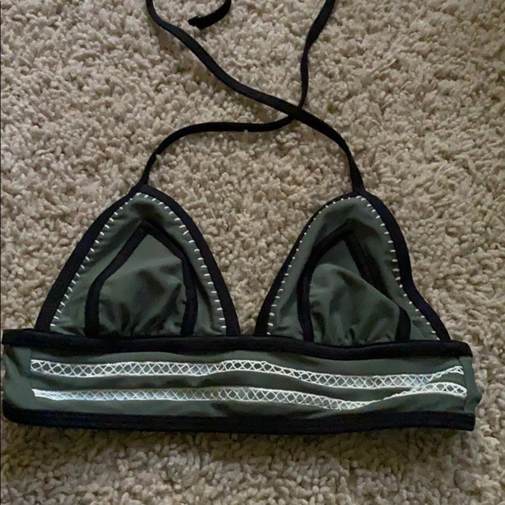 Army Green Bikini Top